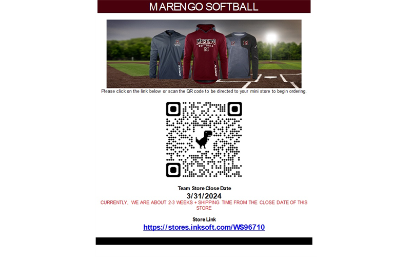 2024 Marengo softball Spirit wear